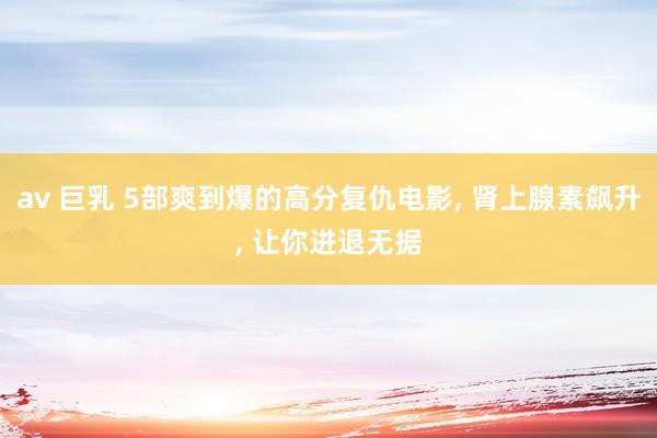 av 巨乳 5部爽到爆的高分复仇电影, 肾上腺素飙升, 让你进退无据