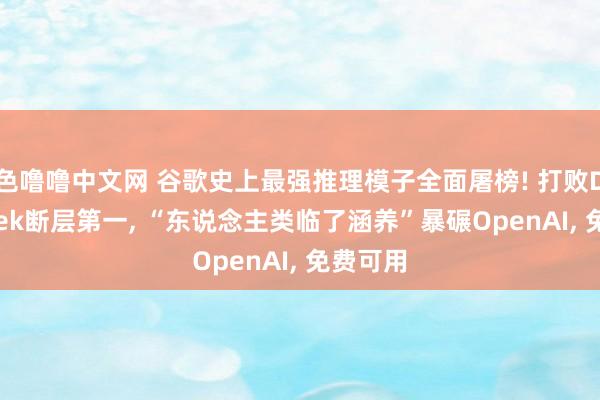 色噜噜中文网 谷歌史上最强推理模子全面屠榜! 打败DeepSeek断层第一, “东说念主类临了涵养”暴碾OpenAI, 免费可用
